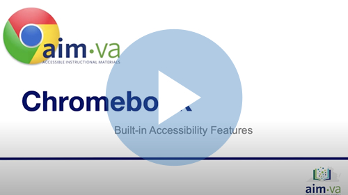 Built in Chromebook Accessibility